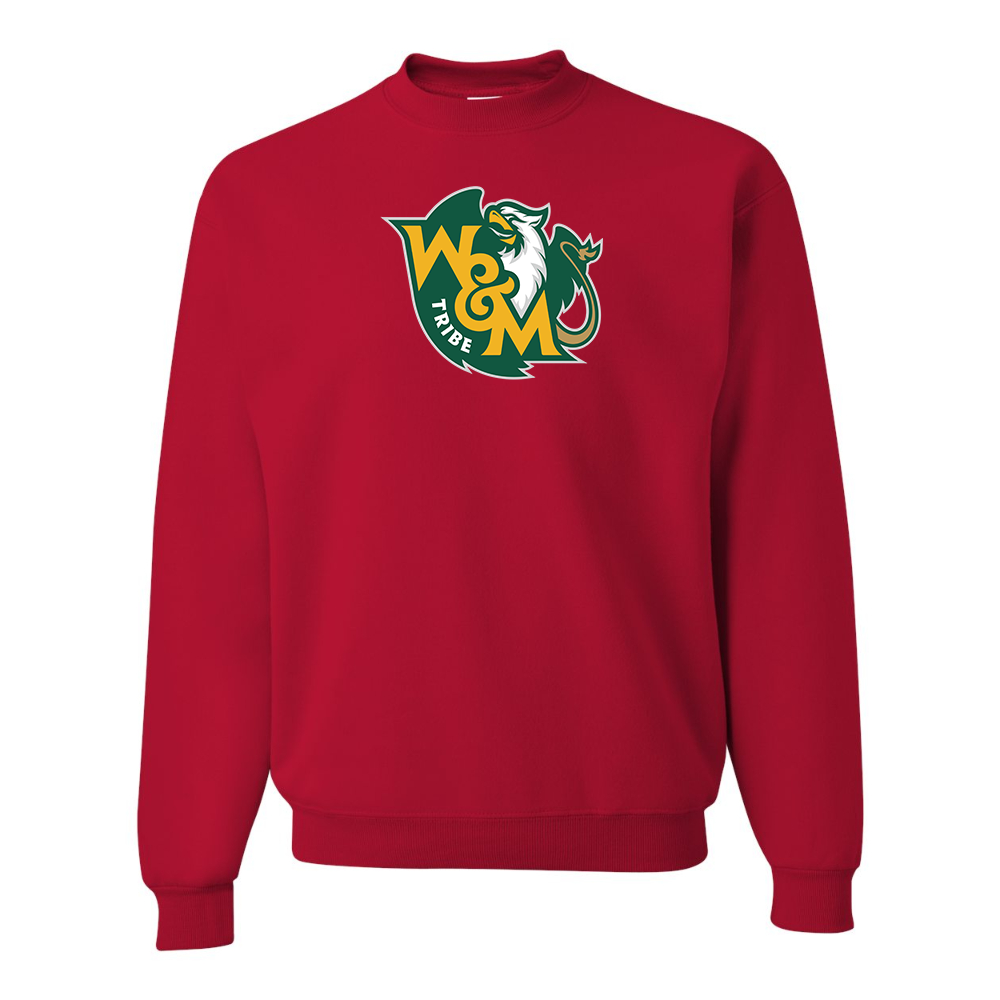Men's William and Mary Tribe   JERZEES NuBlend Crewneck Sweatshirt
